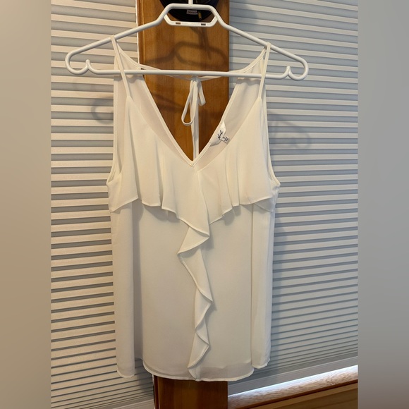 Norah dressy fringed crepe tank top. Size small. Excellent condition. - Picture 2 of 5